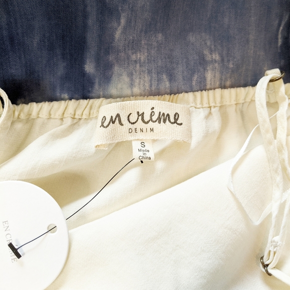 🌸NWT En Creme Blue and White Midi - Picture 5 of 6